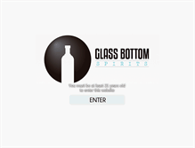 Tablet Screenshot of glassbottomdistributors.com